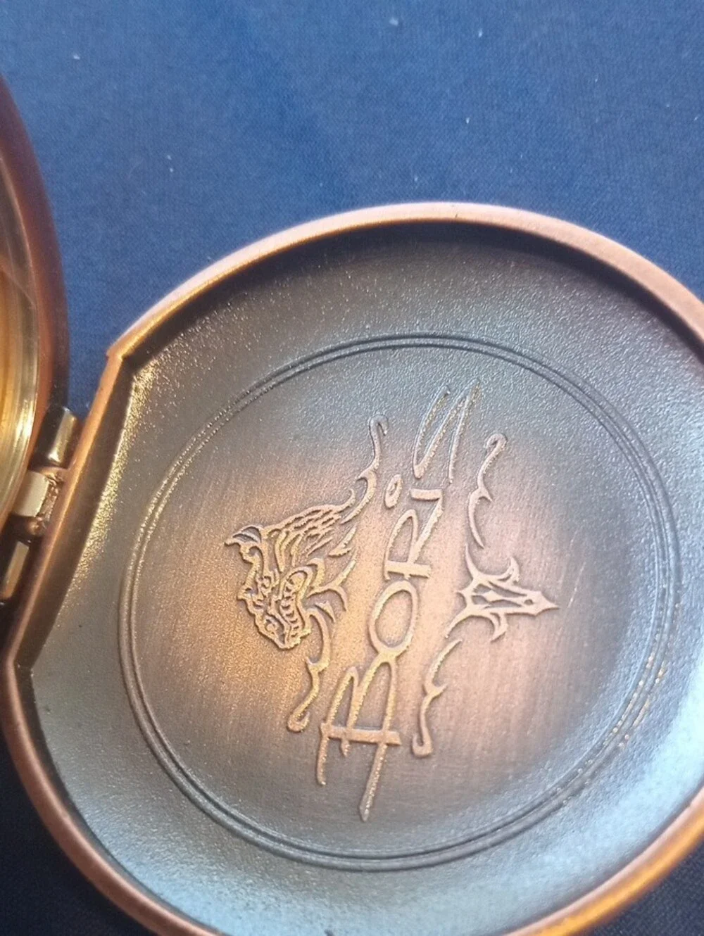Vintage Boris Vallejo Mistress of Fire Pocket Watch from the Franklin Mint